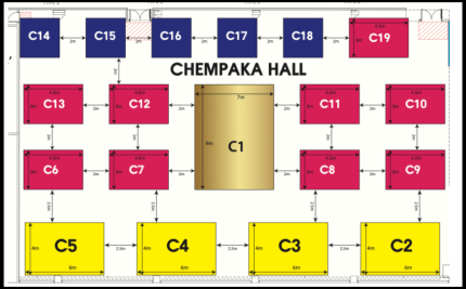Hall 3 - Chempaka Hall (International)